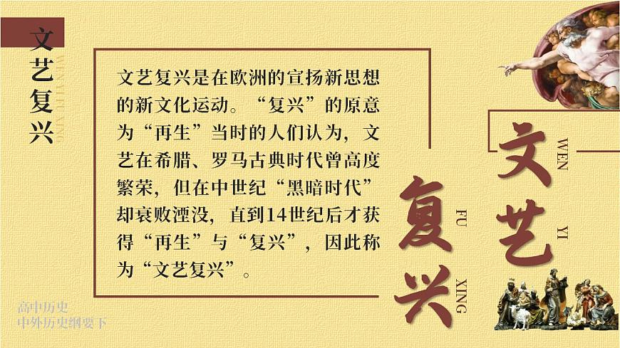 高中歷史必修下冊 西歐的思想解放運動 課件第3頁