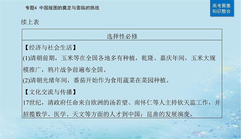 2023高考历史二轮专题复习与测试第一部分板块一专题4第8讲明至清中叶的经济与文化课件第5页