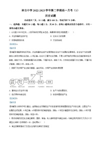 廣東省茂名市化州市林塵中學(xué)2022-2023學(xué)年高一下學(xué)期第一次月考?xì)v史試題（解析版）