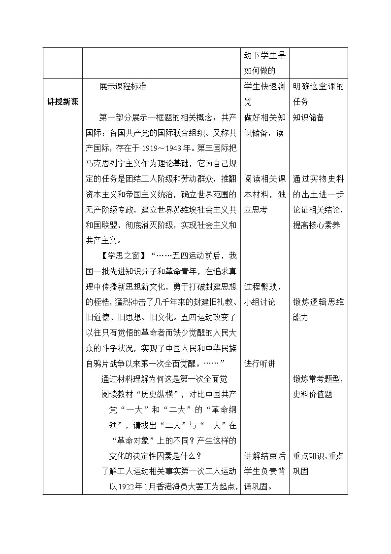 人教统编版高中历史必修中外历史纲要 第二十一课 五四运动与中国共产党的诞生 课件+教案+同步分层练习(含答案)02