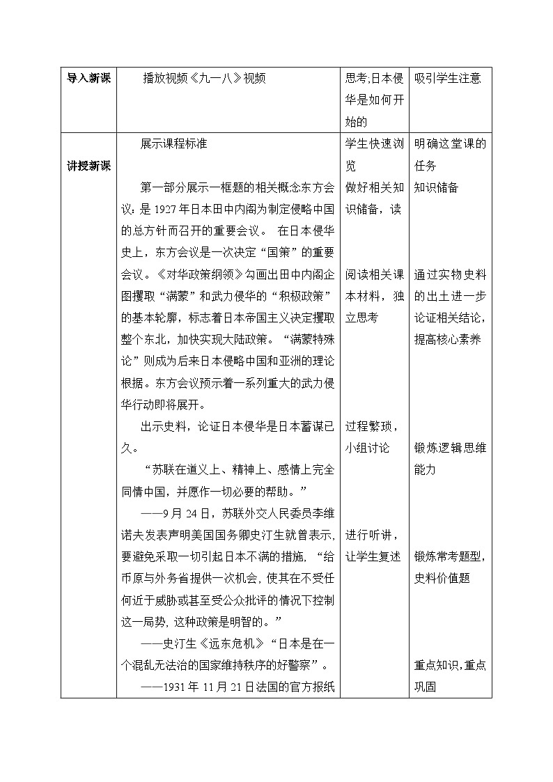 人教统编版高中历史必修中外历史纲要 第二十三从局部抗战到全面抗战课 课件+教案+同步分层练习(含答案)02