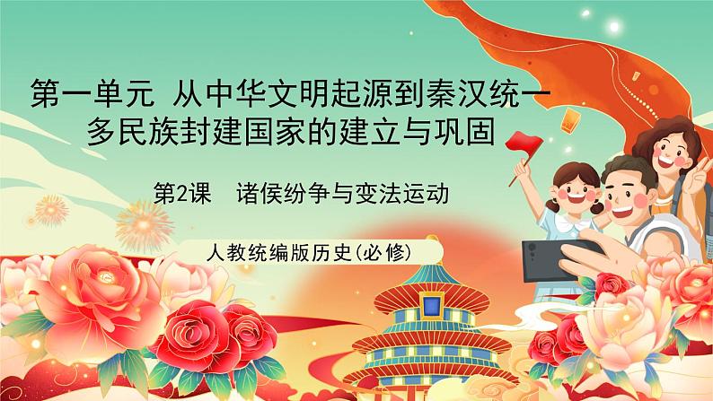 人教统编版历史(必修) 第2课 诸侯纷争与变法运动(课件)01