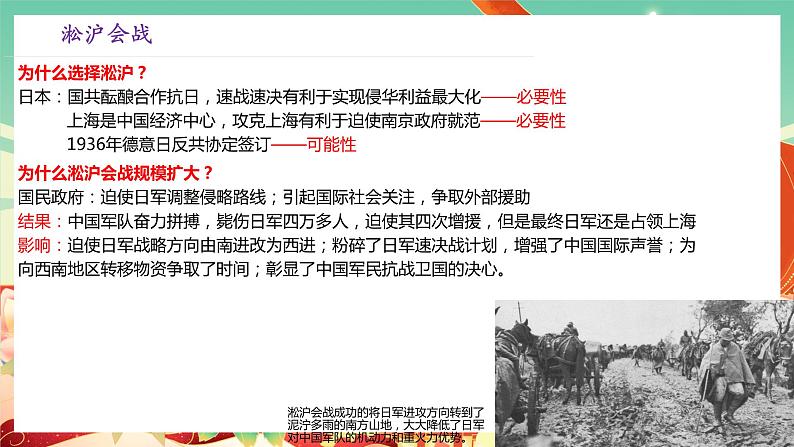 人教统编版历史(必修) 第24课 全民族浴血奋战与抗日战争的胜利(课件)第7页