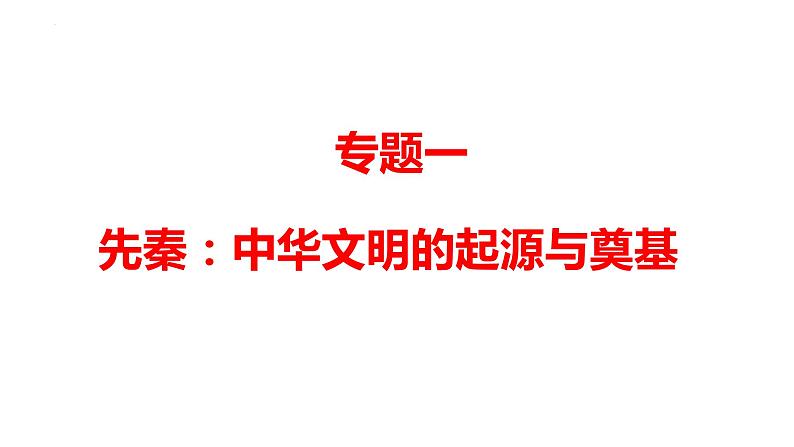第2讲 春秋战国时期的社会变革 课件--2024届高考统编版历史一轮复习第1页