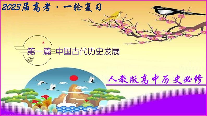 第6讲 中国古代选官制度与监察制度-【备考无忧】2023年高考历史一轮复习经典课件01