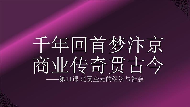 第11课 辽夏金元的经济与社会-2021-2022学年高一历史一站式精品备课课件(中外历史纲要上)第2页