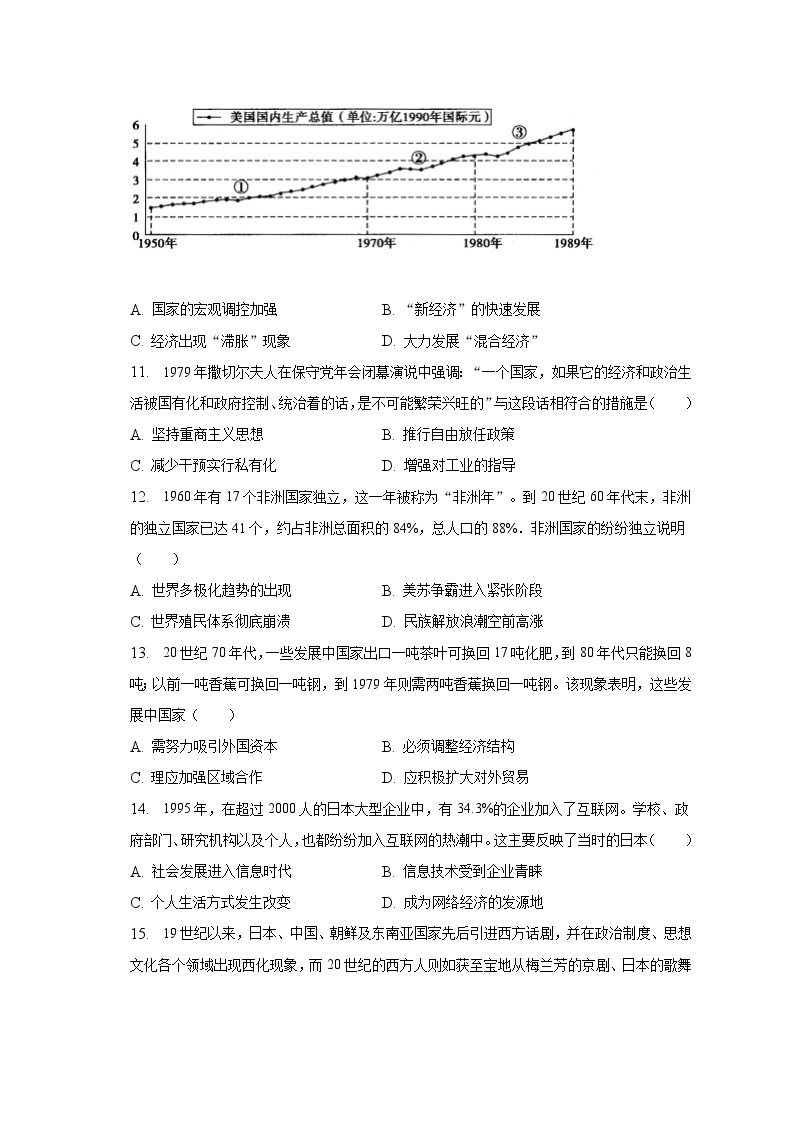2022-2023学年河南省驻马店市西平高级中学高一（下）月考历史试卷（6月份）（含解析）03