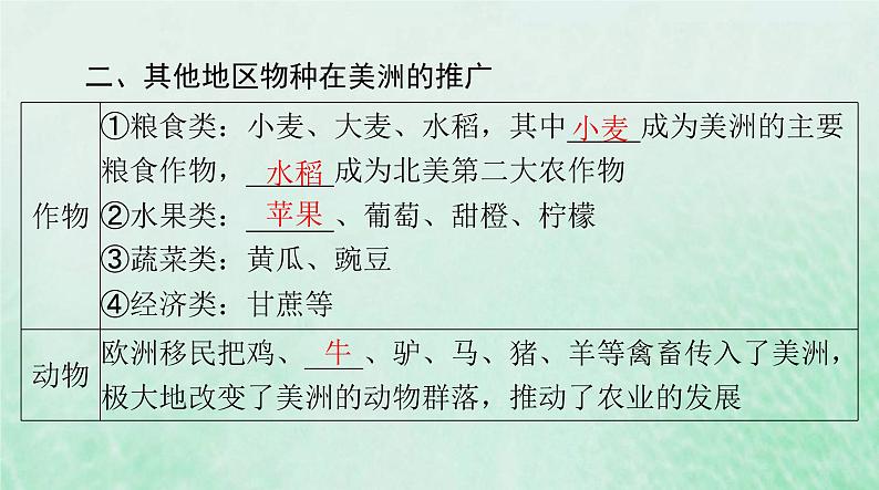 2024届高考历史一轮总复习选择性必修2第一单元第2课新航路开辟后的食物物种交流课件第4页