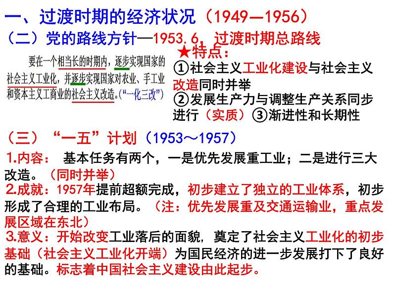 专题15 中国现代史(1949—1976)年之经济部分-2022年高考历史精细大一轮复习优质备课课件(中国史)第7页
