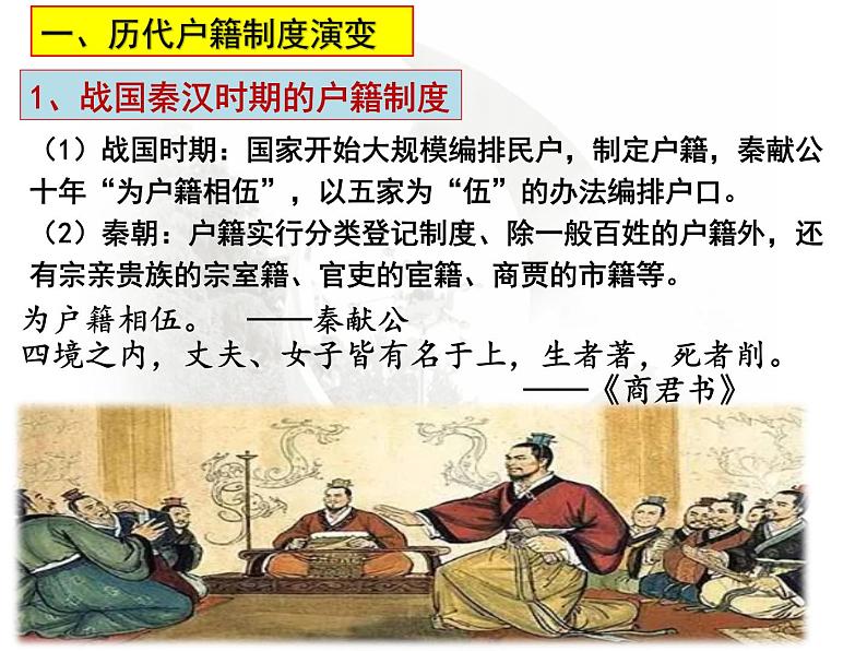 第17课 中国古代的户籍制度与社会治理课件PPT第3页