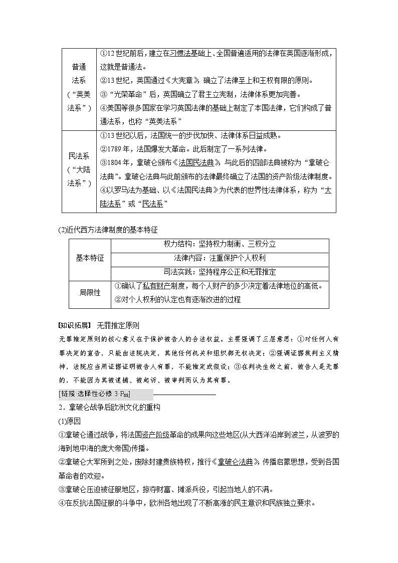 新高考历史一轮复习精品学案 第14讲 课题41 资产阶级革命与资本主义制度的确立(含解析)第3页