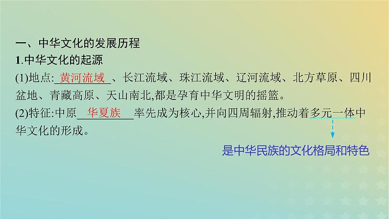 新教材2023_2024学年高中历史第1单元源远流长的中华文化第1课中华优秀传统文化的内涵与特点课件部编版选择性必修306