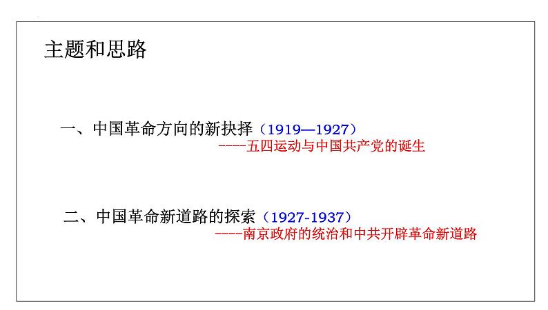 第19讲++南京国民政府的统治和中国共产党开辟革命新道路+-+备战2024年高考历史一轮复习考点知识一遍过(中外历史纲要上)课件PPT第2页