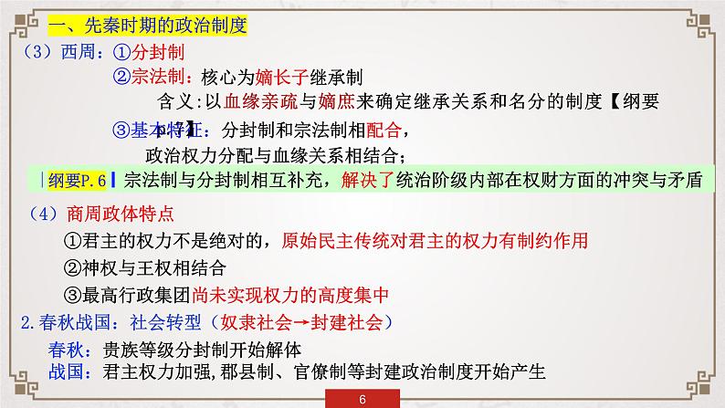 第1课+中国古代政治制度的形成与发展(同步课件)-2023-2024学年高二历史同步精品课堂(统编版选择性必修1)第6页