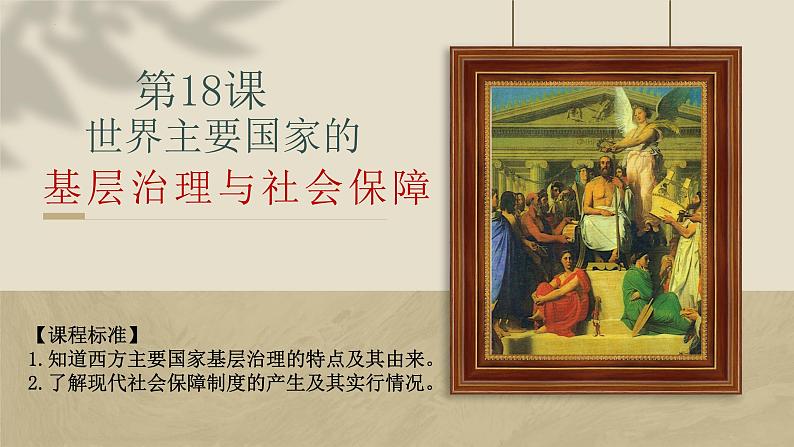 第18课+世界主要国家的基层治理与社会保障(同步课件)-2023-2024学年高二历史同步精品课堂(统编版选择性必修1)第1页