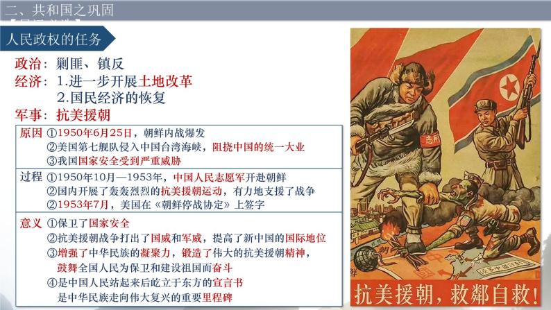 中外历史纲要（上） 第26课 中华人民共和国成立和向社会主义的过渡课件04