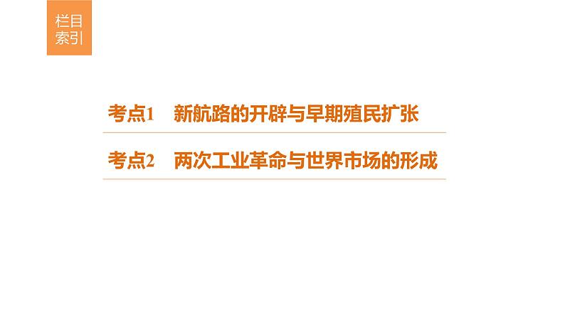高考历史知识专题5 资本主义世界市场的形成与发展课件PPT第3页
