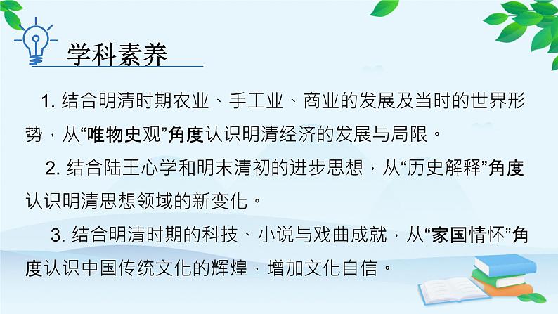 高中历史统编版(2019)必修中外历史纲要上册 第15课 明至清中叶的经济与文化 课件第4页