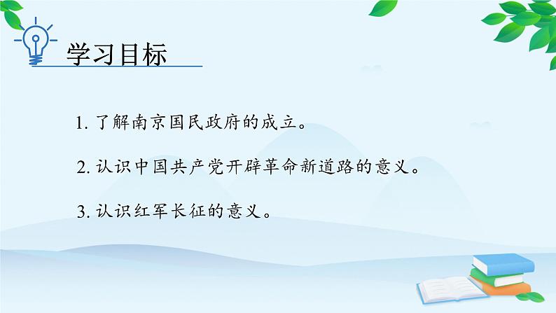 高中历史统编版(2019)必修中外历史纲要上册 第22课 南京国民政府的统治和中国共产党开辟革命新道路 课件第3页