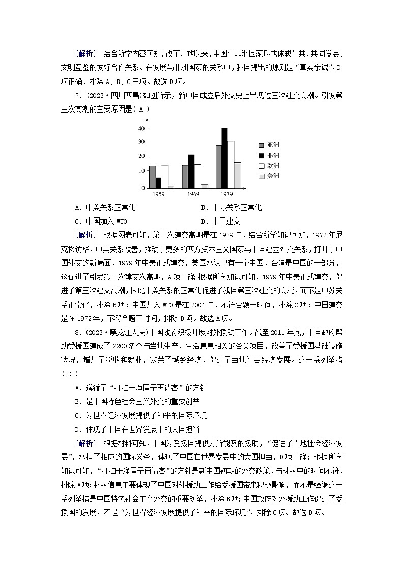 新教材适用2023_2024学年高中历史第10单元改革开放和社会主义现代化建设新时期第28课改革开放和社会主义现代化建设的巨大成就梯度作业部编版必修中外历史纲要上03