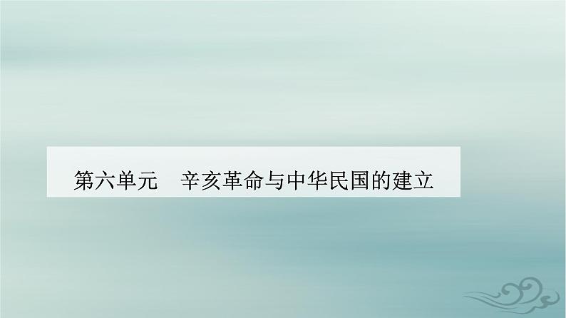 2023_2024学年新教材高中历史第六单元辛亥革命与中华民国的建立第十九课北洋军阀统治时期的政治经济与文化课件部编版必修中外历史纲要上第1页