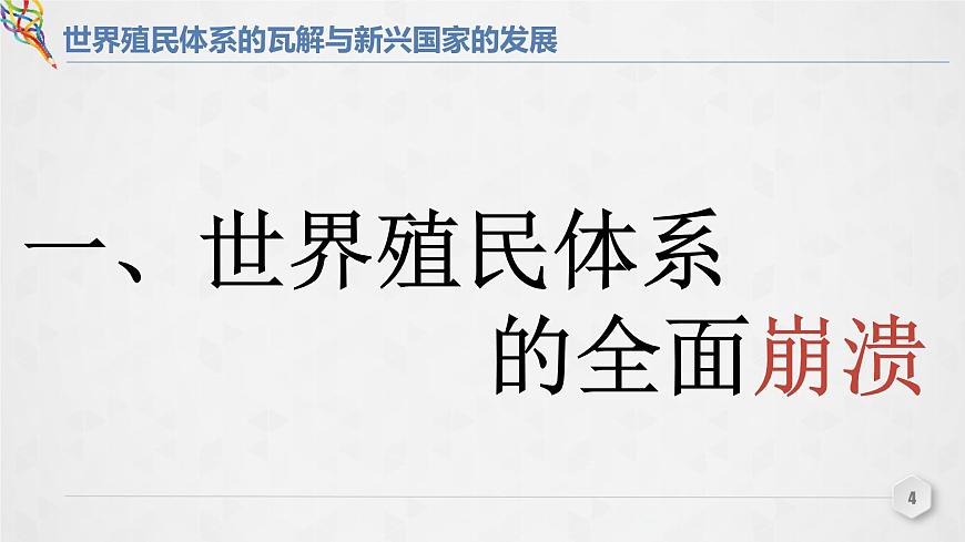 第21課 世界殖民體系的瓦解與新興國家的發(fā)展課件第4頁
