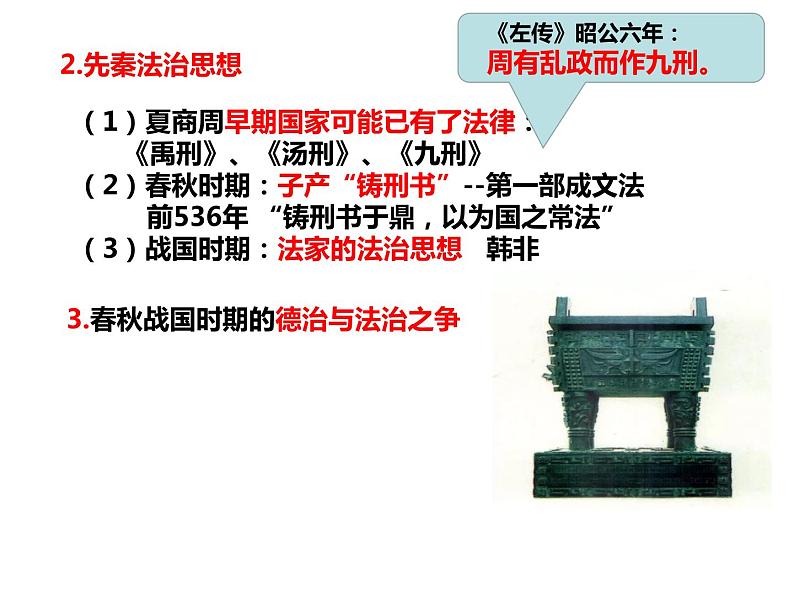 高中历史选择性必修一 第8课 中国古代的法治与教化课件第4页