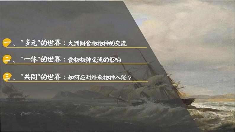 【核心素养】人教统编版高中历史选择性必修二 1.2新航路开辟后的食物物种交流 课件+教案+分层作业(含教学反思+答案)04