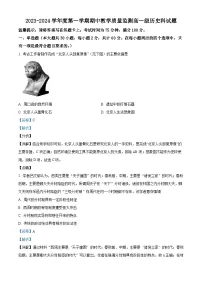 广东省揭阳市揭东区2023-2024学年高一上学期期中考试历史试题（解析版）