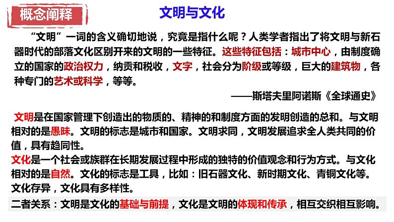 第16讲 古代文明的产生与早期发展 课件--2024届高三统编版(2019)必修中外历史纲要下一轮复习07