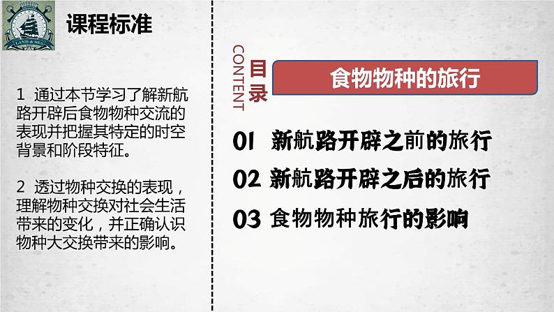第2课 新航路开辟后的食物物种交流教学课件第3页
