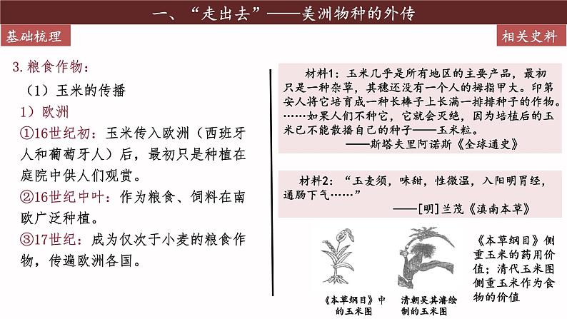 第2课 新航路开辟后的食物物种交流课件第8页