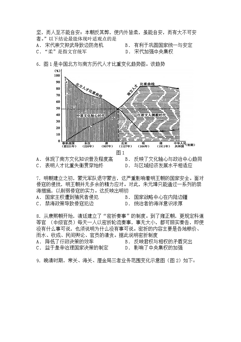 2024郴州“十校联盟”高一上学期期末模拟考试历史含解析第2页