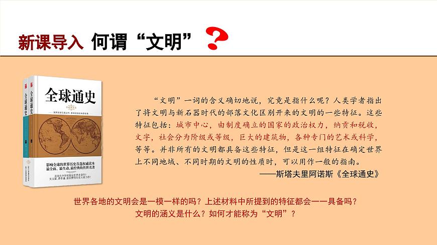 第1課《文明的產(chǎn)生與早期發(fā)展》課件第3頁