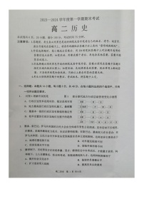 广东省信宜市2023-2024学年高二上学期期末考试历史试题