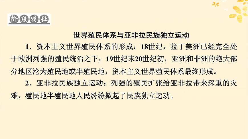 2024春高中歷史第六單元世界殖民體系與亞非拉民族獨(dú)立運(yùn)動第12課資本主義世界殖民體系的形成課件(部編版必修中外歷史綱要下)第3頁