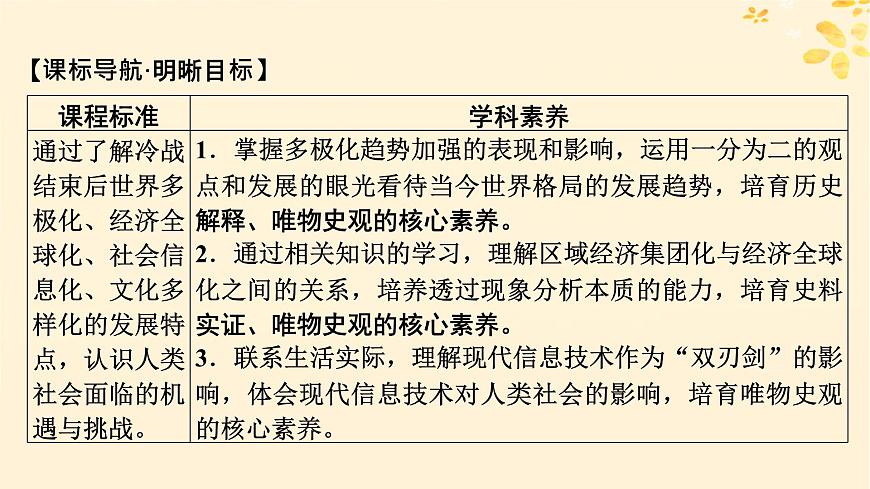 2024春高中歷史第九單元當(dāng)代世界發(fā)展的特點(diǎn)與主要趨勢(shì)第22課世界多極化與經(jīng)濟(jì)全球化課件（部編版必修中外歷史綱要下）第5頁(yè)