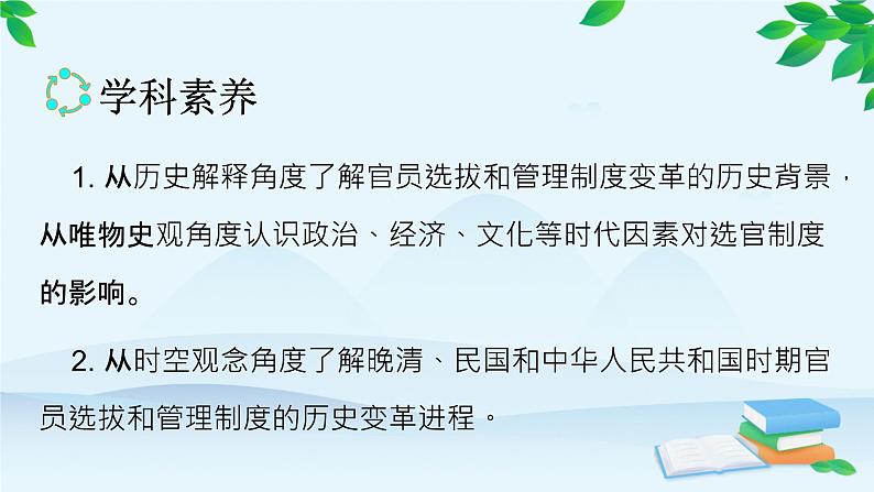 高中历史统编版(2019)选择性必修1 第7课 近代以来中国的官员选拔与管理 课件04