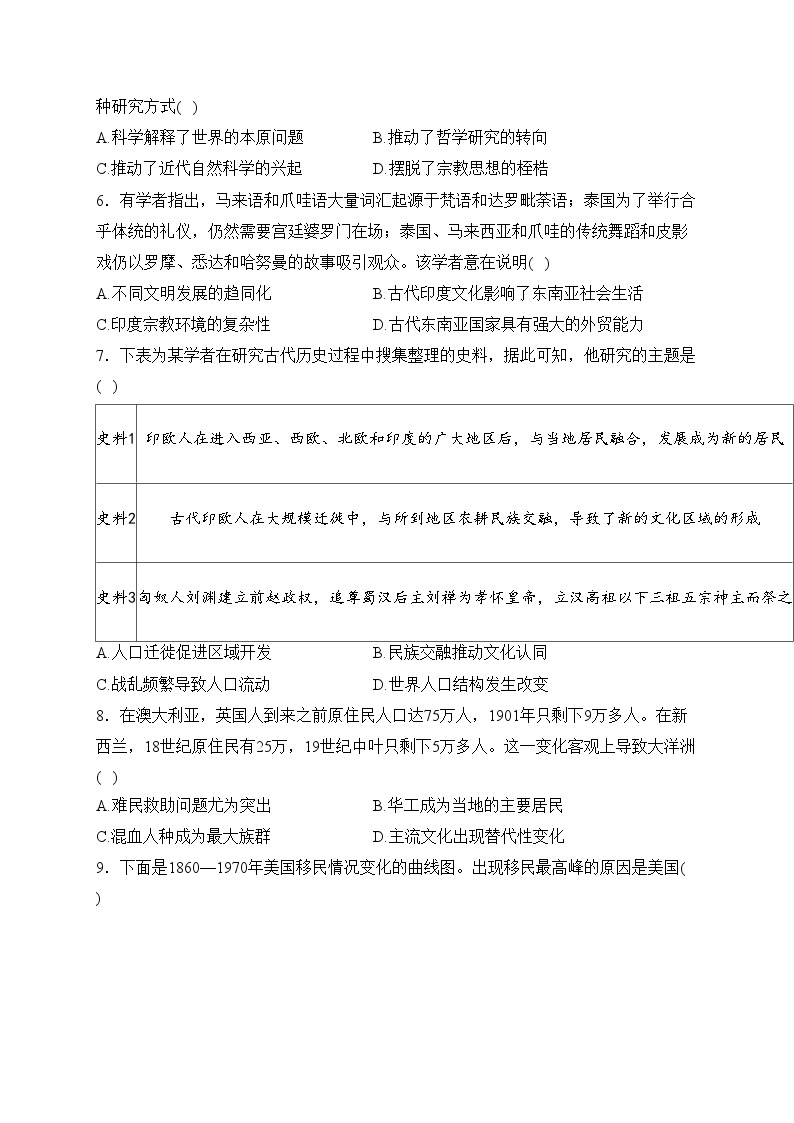 大庆铁人中学2022-2023学年高二下学期期中考试历史试卷(含答案)02