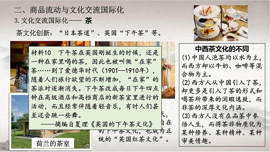 部編版高二歷史選必三第四單元第十課 近代以來的世界貿(mào)易與文化交流的擴展PPT課件（含視頻）第7頁