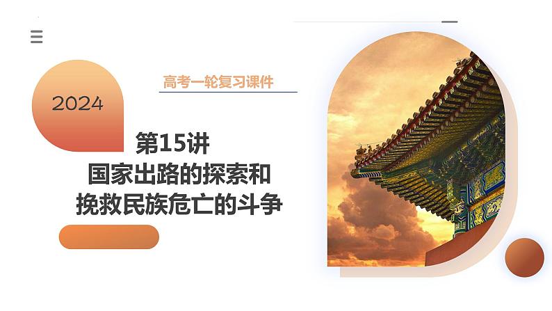 第15讲 国家出路的探索和挽救民族危亡的斗争(课件)-2024年高考历史一轮复习课件(新教材新高考)03