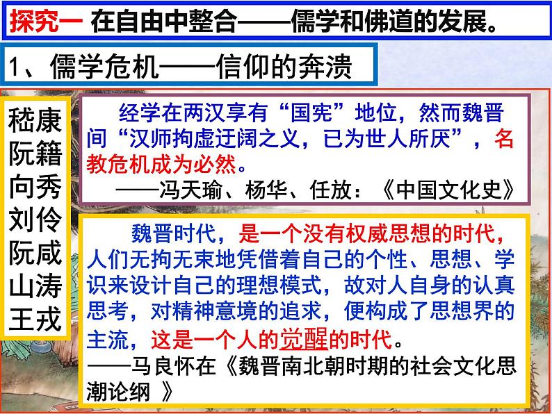 第二单元三国两晋南北朝的民族交融与隋唐统一多民族封建国家的发展第8课三国至隋唐的文化课件(部编版必修中外历史纲要上)第4页