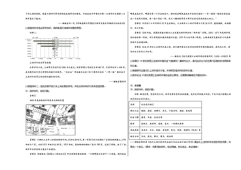 第四单元 村落、城镇与居住环境 单元测试卷(含解析) --2024届高三历史统编版(2019)选择性必修2二轮复习第3页
