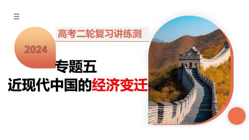 专题05 近现代中国的经济变迁（课件）-2024年高考历史二轮复习课件（新教材新高考）03