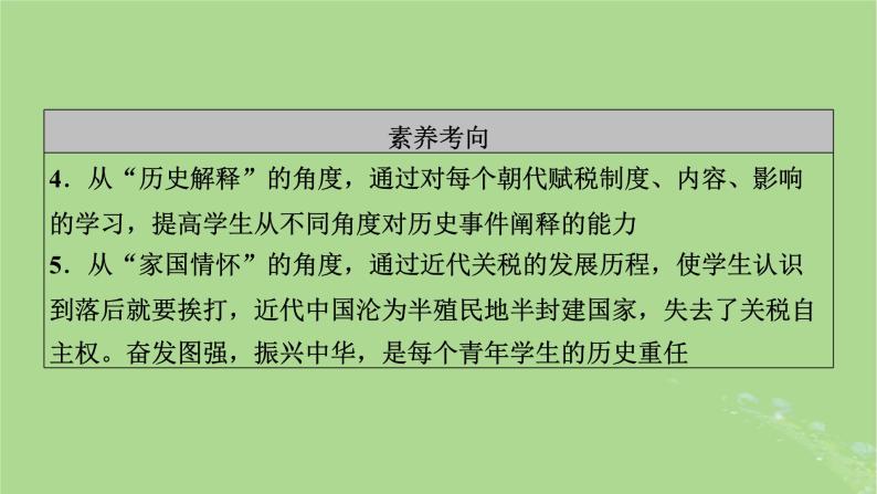 2025版高考历史一轮总复习选择性必修1第18单元货币与赋税制度第49讲中国赋税制度的演变课件05