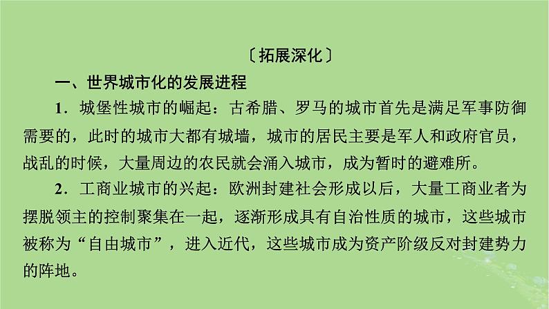 2025版高考历史一轮总复习选择性必修2第23单元村落城镇与居住环境单元总结课件第4页