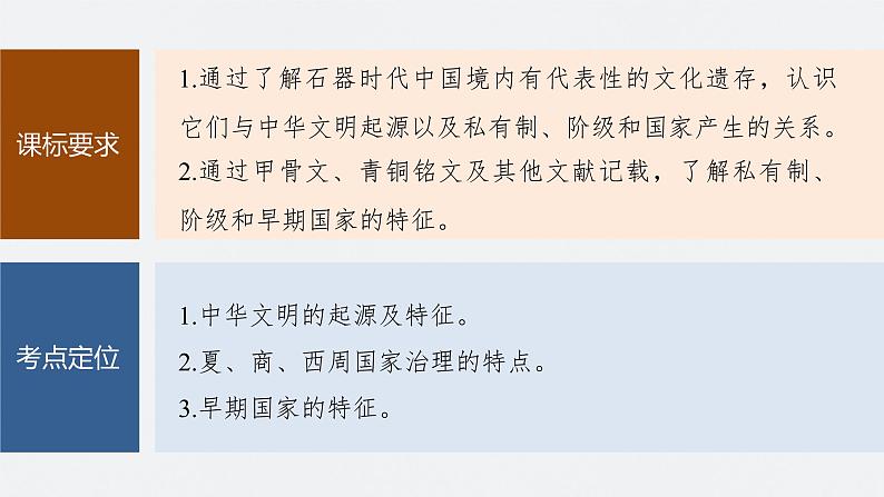 最新高考历史一轮复习(部编版) 板块1 第1单元 第1讲 中华文明的起源与早期国家(课件+讲义+练习)08