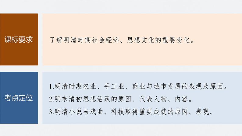 最新高考历史一轮复习(部编版) 板块1 第4单元 第12讲 明至清中叶的经济与文化(课件+讲义+练习)05