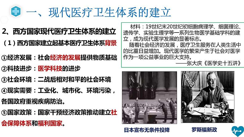 2023-2024学年高二历史同步精品课堂-第15课 现代医疗卫生体系与社会生活(精品课件)(选择性必修2:经济与社会生活)第7页