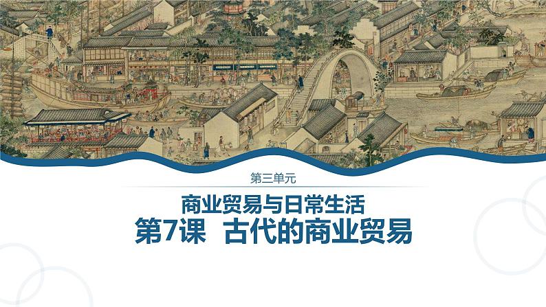 第7课 古代的商业贸易 课件------2023-2024学年高二历史统编版(2019)选择性必修202